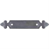 Top Knobs M197 Dover Backplate 2-1/2" Pewter Light