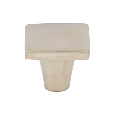 Top Knobs M2061 Aspen II 1 1/4" Length Square Knob Polished Nickel
