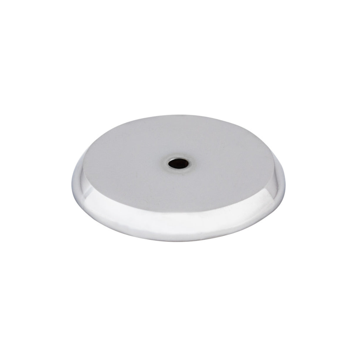 Top Knobs M2030 Aspen II Round Knob Backplate Polished Chrome