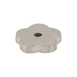 Top Knobs M2005 Aspen II Flower Knob Backplate Brushed Satin Nickel