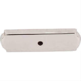 Top Knobs M2010 Aspen II Rectangle Backplate 2-1/2" Polished Nickel