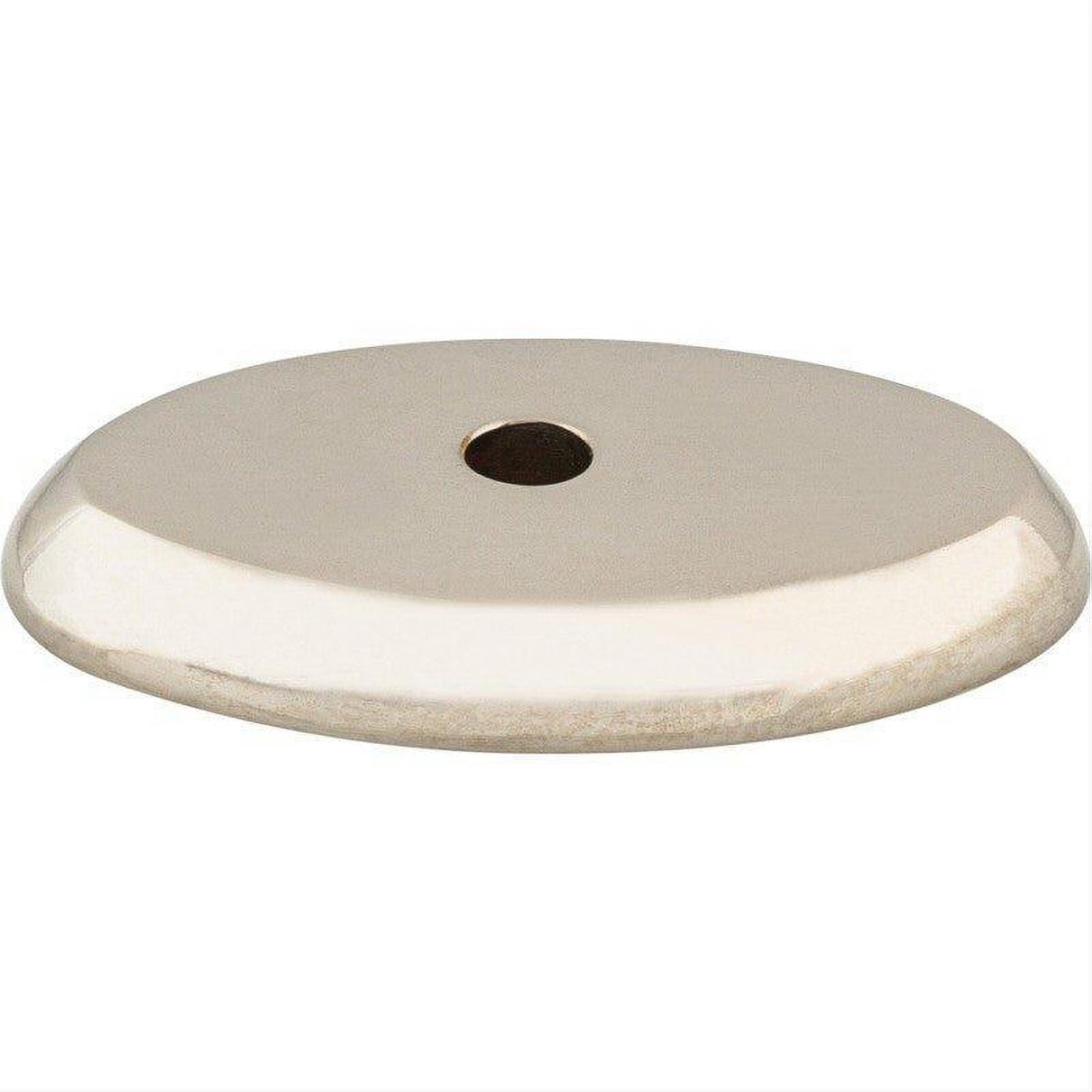 Top Knobs M2013 M201 Aspen II Oval 1 1/2" Knob Backplate Polished Nickel