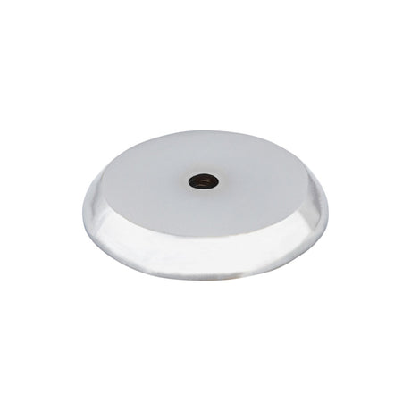 Top Knobs M2027 Aspen II Round Knob Backplate Polished Chrome
