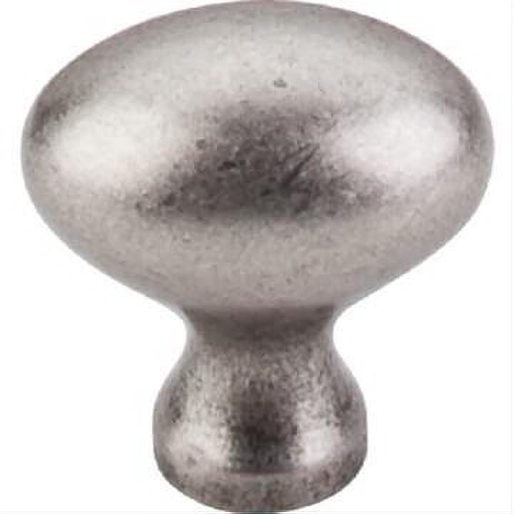 Top Knobs M202 Egg Cabinet Knob 1-1/4" Pewter Antique