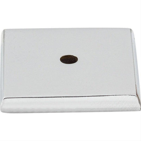 Top Knobs M2021 Aspen II Square 1 1/4" Knob Backplate Polished Chrome