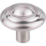 Top Knobs M2035 Aspen II Button Cabinet Knob 1-3/4" Brushed Satin Nickel