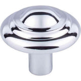 Top Knobs M2036 Aspen II Button Cabinet Knob 1-3/4" Polished Chrome