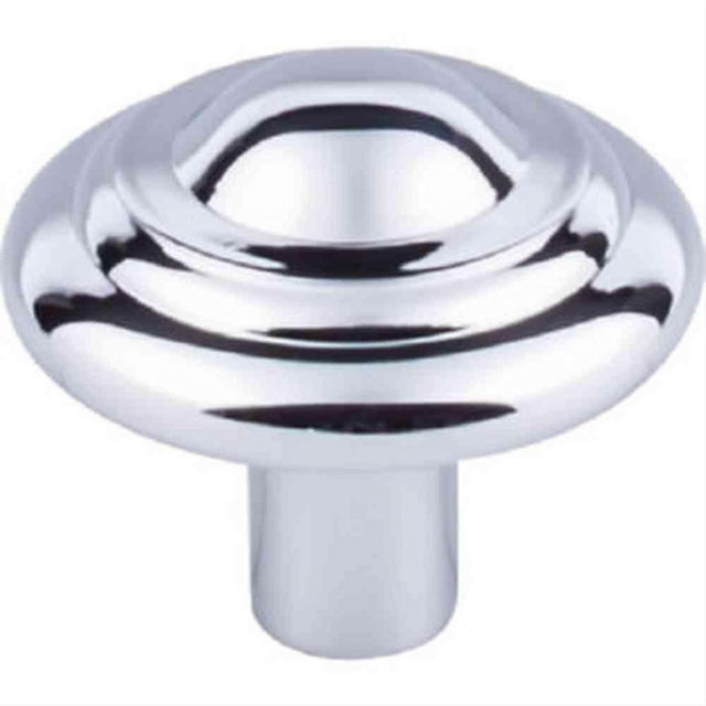 Top Knobs M2036 Aspen II Button Cabinet Knob 1-3/4" Polished Chrome