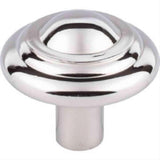 Top Knobs M2037 Aspen II Button Cabinet Knob 1-3/4" Polished Nickel