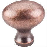 Top Knobs M205 Egg Cabinet Knob 1-1/4" Antique Copper