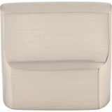 Top Knobs M2050 M205 Aspen II Flat Sided 7/8" Center to Center Length Rectangle Knob Brushed Satin Nickel