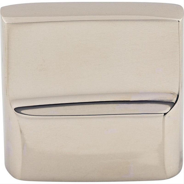 Top Knobs M2052 M205 Aspen II Flat Sided 7/8" Center to Center Length Rectangle Knob Polished Nickel