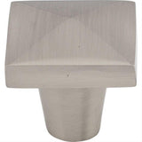 Top Knobs M2059 M20 Aspen II 1 1/4" Length Square Cabinet Knob Brushed Satin Nickel
