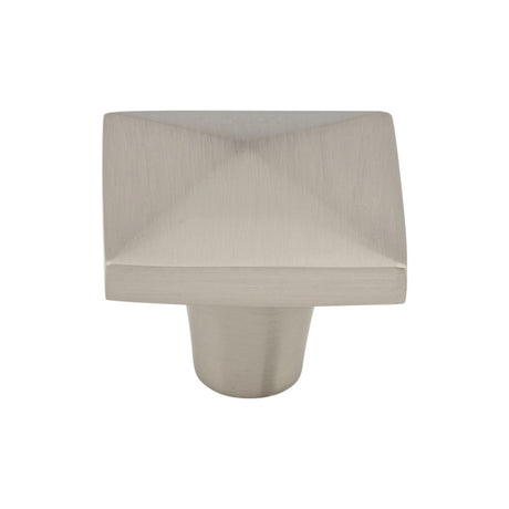 Top Knobs M2062 Aspen II 1 1/2" Length Square Knob Brushed Satin Nickel