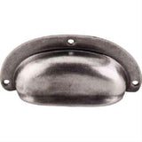 Top Knobs M210 Mayfair Cup Pull 3-3/4" Pewter Antique