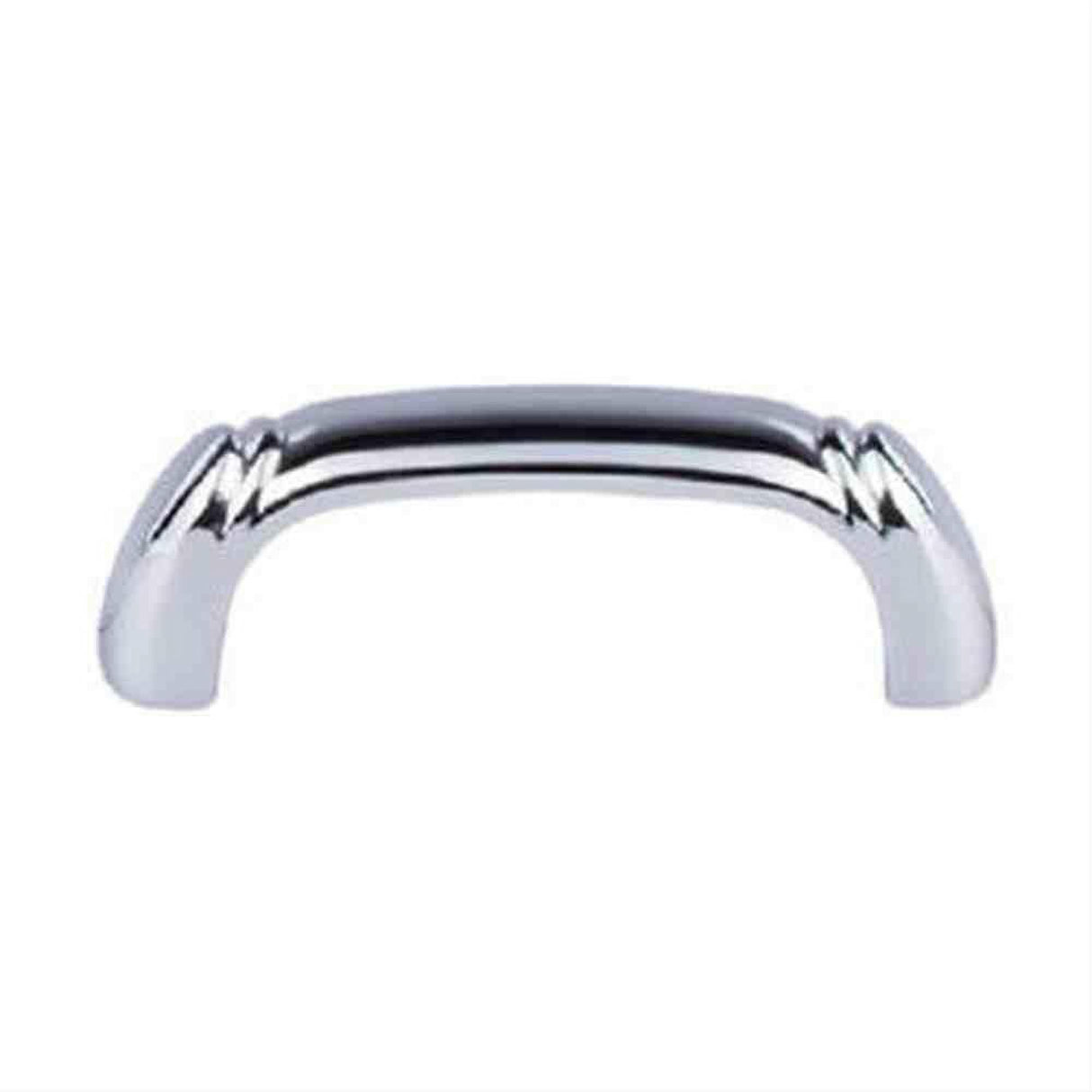 Top Knobs M2126 Dover D Cabinet Pull 2-1/2in. Center to Center Polished Chrome