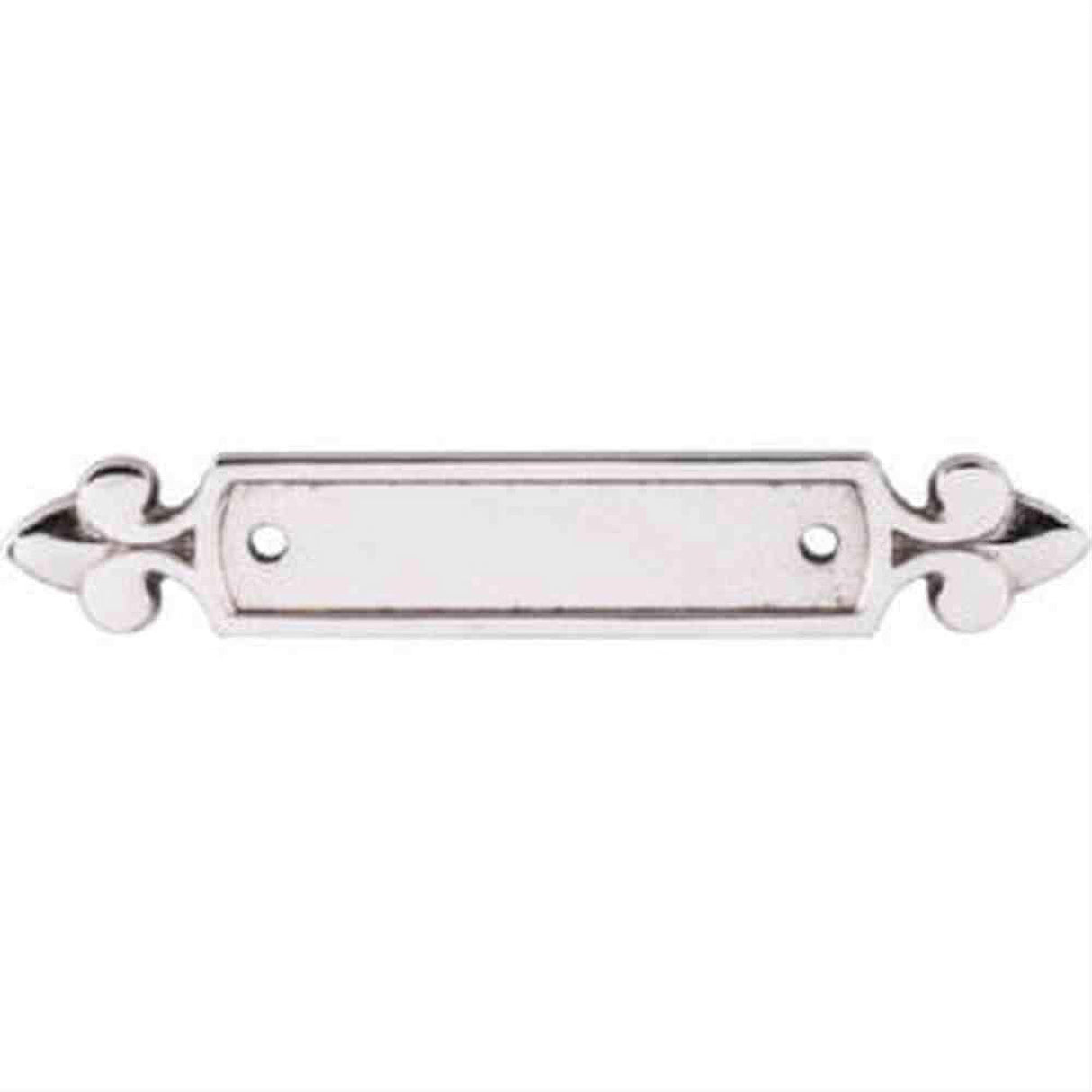 Top Knobs M2133 Dover Backplate 2-1/2in. Polished Nickel