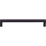 Top Knobs M2137 M21 Square Bar Cabinet Pull 7-9/16in. Center to Center Flat Black