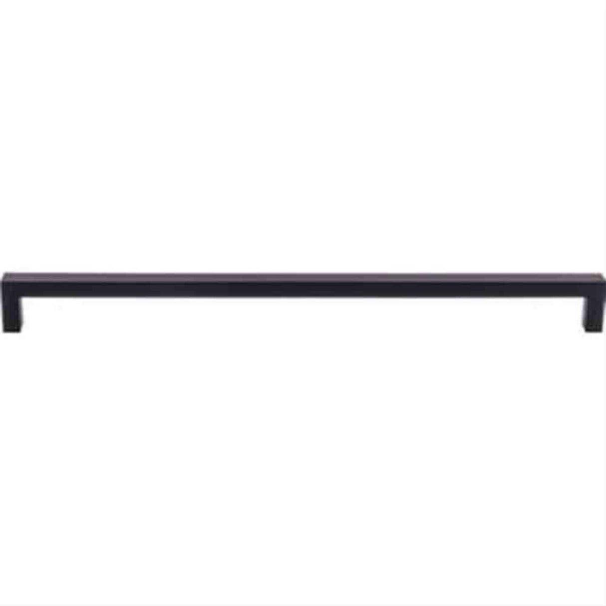 Top Knobs M2138 Square Bar Cabinet Pull 12-5/8in. Center to Center Flat Black
