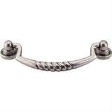 Top Knobs M214 Salisbury Cabinet Pull 3-3/4" Center to Center Pewter Antique