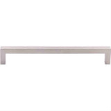 Top Knobs M2140 M21 Square Bar Cabinet Pull 7-9/16in. Center to Center Brushed Satin Nickel