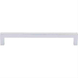 Top Knobs M2143 Square Bar Cabinet Pull 7-9/16" Center to Center Polished Chrome