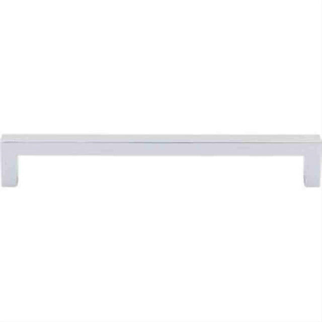 Top Knobs M2143 Square Bar Cabinet Pull 7-9/16" Center to Center Polished Chrome