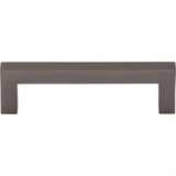 Top Knobs M2158 Square Bar 3 3/4" Center to Center Bar Pull Ash Gray