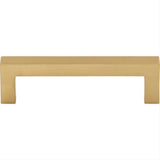 Top Knobs M2159 Square Bar 3 3/4" Center to Center Bar Pull Honey Bronze