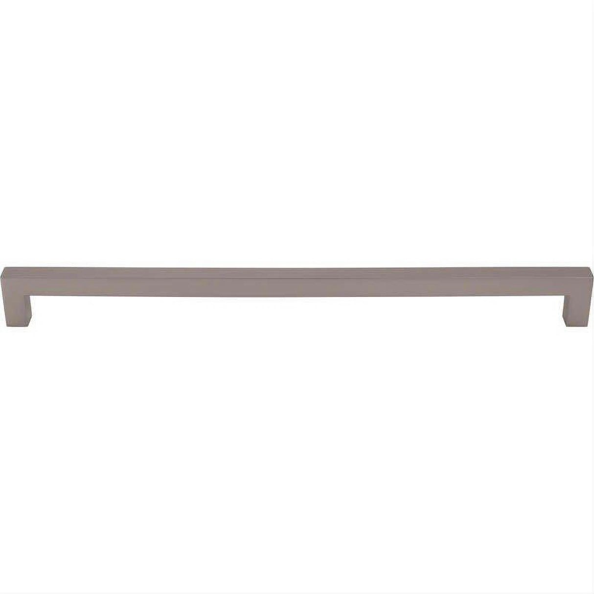 Top Knobs M2178 Square Bar 12" Center to Center Bar Pull Ash Gray