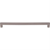 Top Knobs M2178 Square Bar 12" Center to Center Bar Pull Ash Gray
