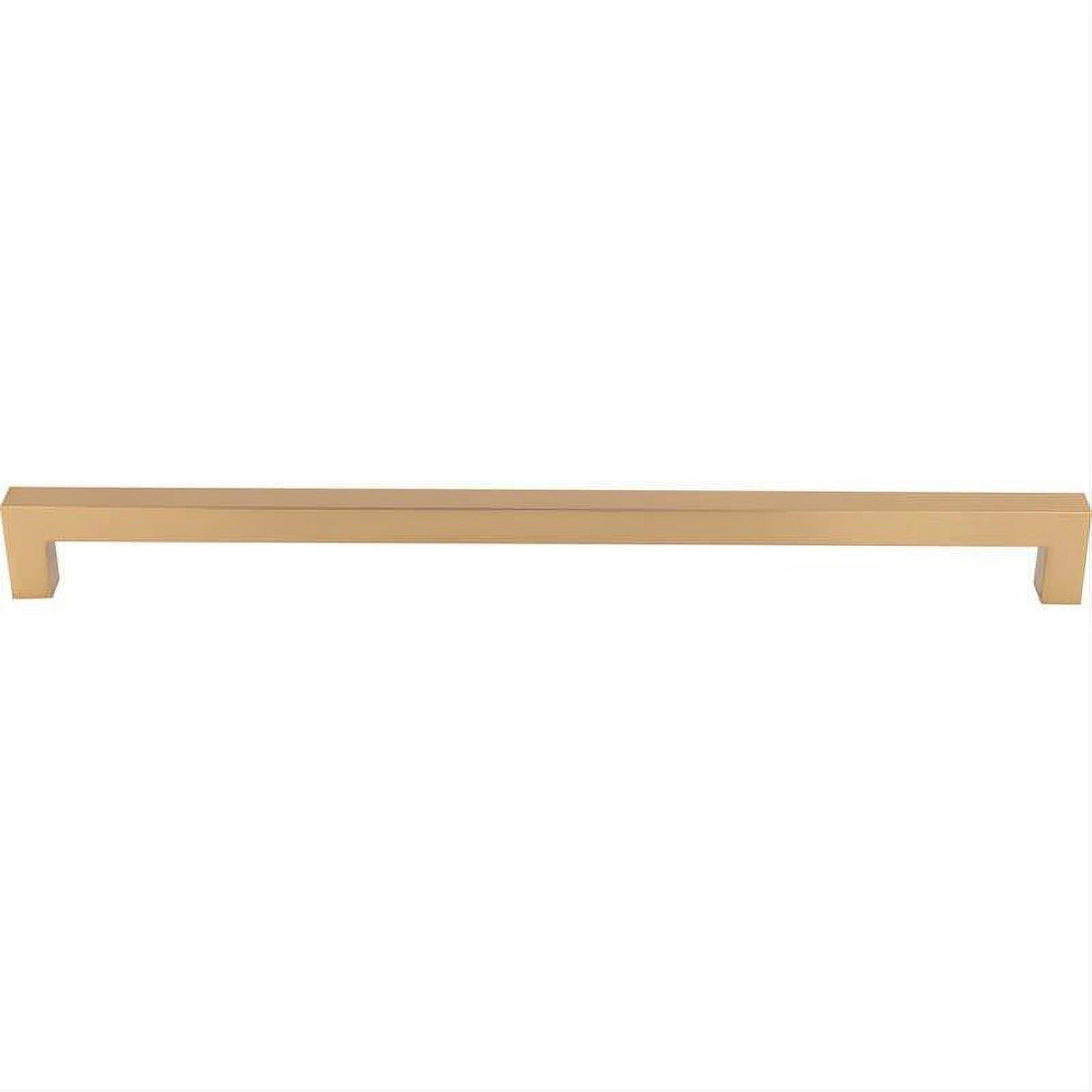 Top Knobs M2179 Square Bar 12" Center to Center Bar Pull Honey Bronze