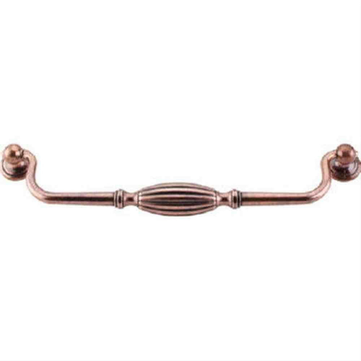 Top Knobs M218 Tuscany Large Drop Cabinet Pull 8-13/16" Center to Center Old English Copper