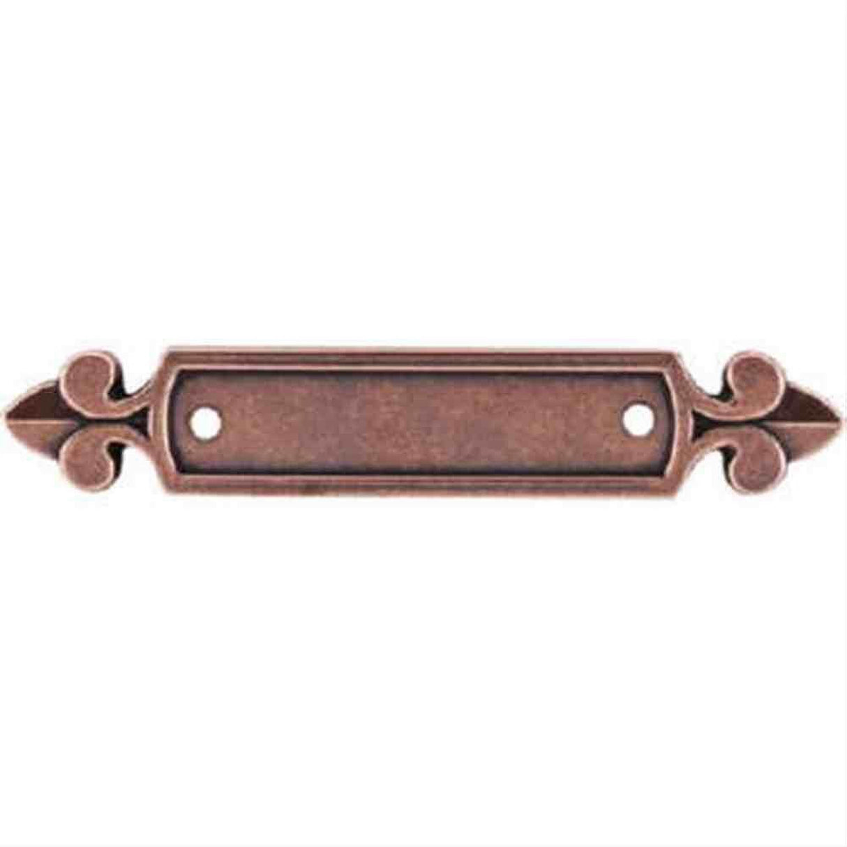 Top Knobs M221 Dover Backplate 2-1/2" Old English Copper