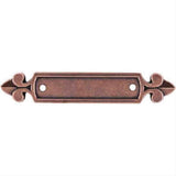 Top Knobs M221 Dover Backplate 2-1/2" Old English Copper