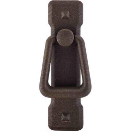 Top Knobs M237 Mission Ring Cabinet Pull & Backplate 2-1/4" Center to Center Rust