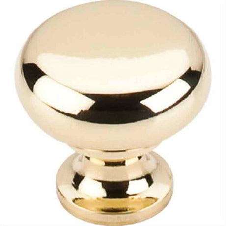 Top Knobs M269 Flat Faced Cabinet Knob 1-1/4" Polished Brass