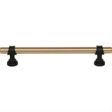 Top Knobs M2729 M2720 Bit 6 5/16" Center to Center Bar Pull Honey Bronze and Flat Black