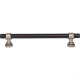 Top Knobs M2730 M2720 Bit 6 5/16" Center to Center Bar Pull Flat Black and Pewter Antique