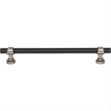 Top Knobs M2742 M2732 Bit 7 9/16" Center to Center Bar Pull Flat Black and Pewter Antique