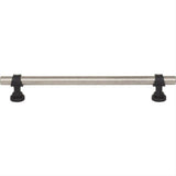 Top Knobs M2743 M2732 Bit 7 9/16" Center to Center Bar Pull Pewter Antique and Flat Black
