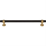 Top Knobs M2752 M2744 Bit 8 13/16" Center to Center Bar Pull Flat Black and Honey Bronze