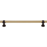 Top Knobs M2753 M2744 Bit 8 13/16" Center to Center Bar Pull Honey Bronze and Flat Black