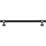 Top Knobs M2754 M2744 Bit 8 13/16" Center to Center Bar Pull Flat Black and Pewter Antique