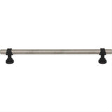 Top Knobs M2755 M2744 Bit 8 13/16" Center to Center Bar Pull Pewter Antique and Flat Black