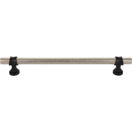 Top Knobs M2779 Bit 12" Center to Center Bar Pull Pewter Antique and Flat Black