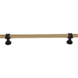 Top Knobs M2789 M2780 Bit 18" Center to Center Cabinet Pull / Appliance Pull Honey Bronze and Flat Black
