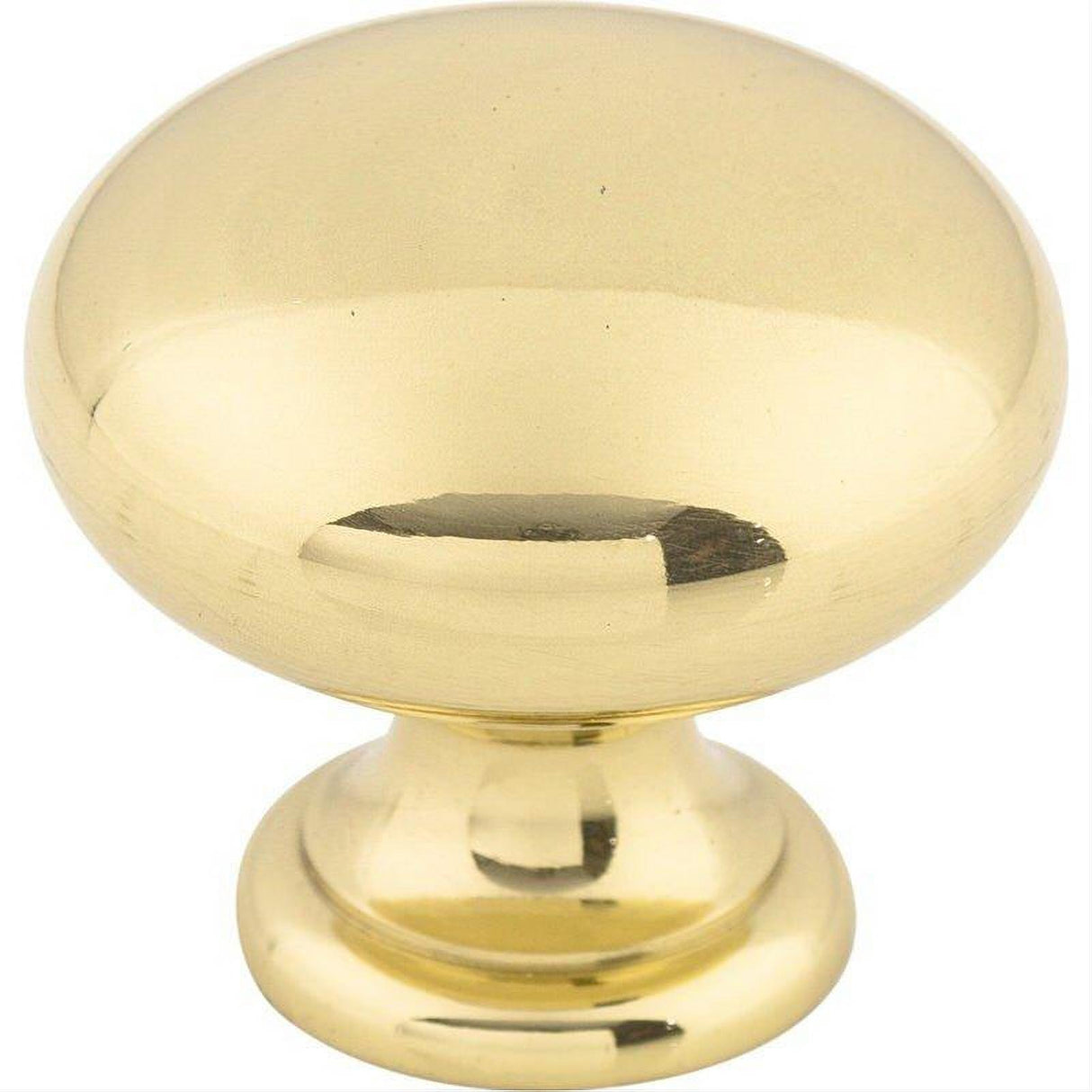 Top Knobs M279 Mushroom 1 1/4" Diameter Mushroom Cabinet Knob Polished Brass