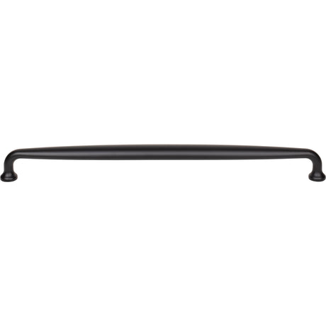 Top Knobs M2810 Charlotte 12" Center to Center Bar Pull Flat Black