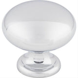 Top Knobs M280 Mushroom 1 1/4" Diameter Mushroom Cabinet Knob Polished Chrome